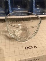 希少 新品未使用 昭和レトロ HOYA 冷茶セット HPS7500 コップ カップ 食器 日本製 アンティーク 当時物 10個セット グラス ヴィンテージ_画像4