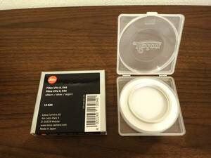 ★【新品】Leica ライカ Filter UVa Ⅱ E46 シルバー レンズフィルター13034 送料無料★