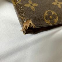 □【500円スタート】LOUIS VUITTON ルイヴィトン モノグラム ポルトフォイユフロリン 2つ折り財布 M60026 _画像10