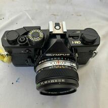 ◇【500円スタート】OLYMPUS オリンパス OM-1 フィルムカメラ レンズセット f=50mm 1:1.8 / f=135mm 1:3.5_画像3