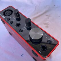 □【500円スタート】 Focusrite Scarlett Solo 第 3 世代オーディオ インターフェイス 本体のみ 美品_画像8