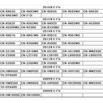 イクリプス ナビ L型 フィルム アンテナコード セット 4本 4枚 AVN-ZX04i AVN-Z04iW 載せ替え 地デジ フルセグ VR-1 テレビ ケーブル 4CH_画像5