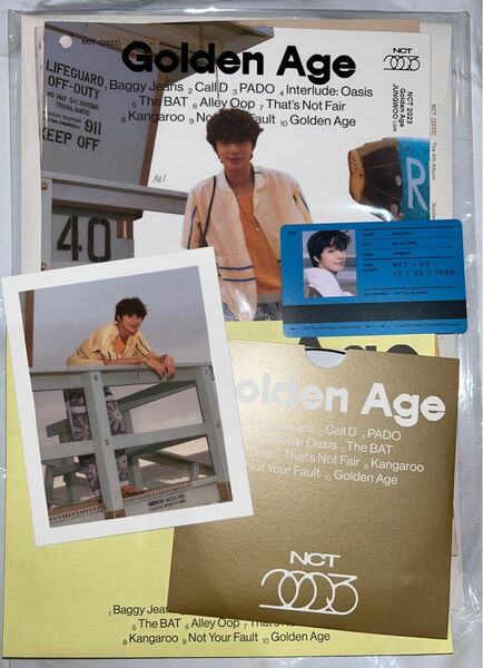 NCT Golden Age Collecting ver ジョンウ ポスカ