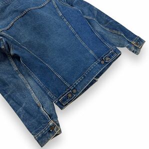 【希少】Levis リーバイス 70505 0217 スモールe デニム ジャケット インディゴ 70s 刻印52 ケアタグ 38サイズ USA製の画像7