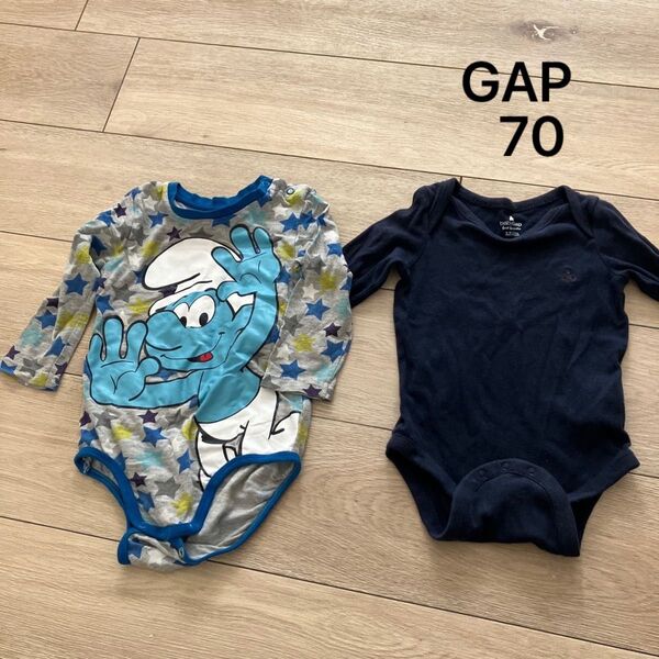 長袖ロンパース GAP