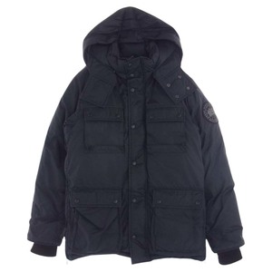 CANADA GOOSE カナダグース 3336JM 国内正規品 グリフィンタグ MANITOBA JACKET マニトバ ジャケット ダウン ブラック系 S【中古】