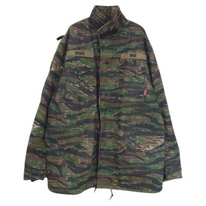 WTAPS ダブルタップス 17AW 171GWDT-JKM04 M-65 JACKET タイガーカモ ジップアップ ジャケット カーキ系 2【中古】