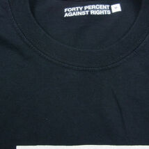 フォーティーパーセントアゲインストライツ FORTY PERCENTS AGAINST RIGHTS FPAR 長袖 Tシャツ ロンT ブラック系 M【中古】_画像3