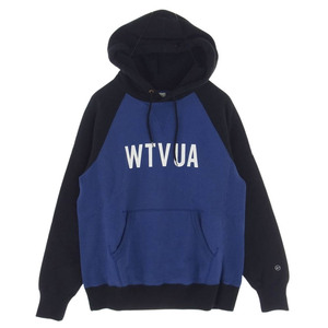 WTAPS ダブルタップス 14AW 142ATFRD-CSM02S × FRAGMENT × THE POOL AOYAMA DESIGN HOODIE フーディー パーカー 【中古】