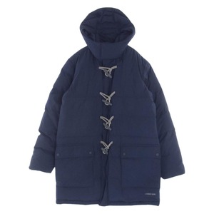 ランズエンド LANDS END ダウン ダッフル ジャケット コート ダークネイビー系 L【中古】