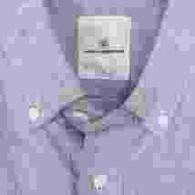 uniform experiment ユニフォームエクスペリメント UE-000011 ボタンダウン ロゴ刺繍 半袖 シャツ ブルー系 3【中古】_画像3