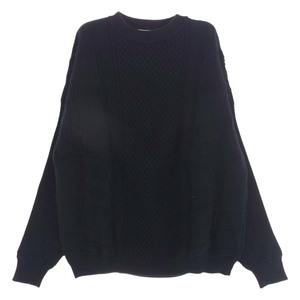 ヤシキ YASHIKI 19AW YSK-19-AW-KN03 ARARE KNIT あられ ニット セーター ブラック系 2【中古】