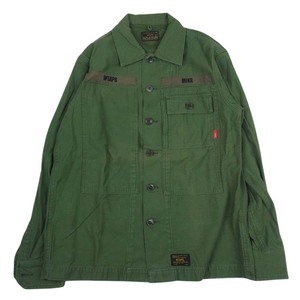 WTAPS ダブルタップス 171LTDT-SHM02 HBT L/S SHIRTS ミリタリー シャツ グリーン系 2【中古】