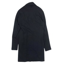 ATTACHMENT アタッチメント 413063717 wool stole cardigan ウール ストール ボタンレス カーディガン ブラック系 2【中古】_画像2