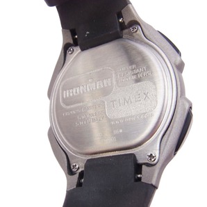 TIMEX タイメックス T5E901 アイアンマン トラディショナル 30-Lap デジタル 腕時計 ウォッチ ブラック系 シルバー系【中古】の画像3