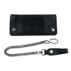 TENDERLOIN Tenderloin PORTER Porter T-WALLET CHAIN leather wallet wallet chain black group [ used ]