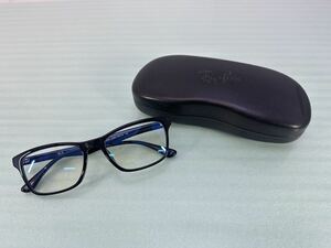 RayBan レイバン メガネフレーム 　RB5279F-2000 　55□18-145 ブラック 　中古品　 (A99