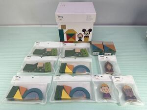 バンダイ ディズニー 木製 玩具 積み木 KIDEA＆BLOCK　 ミッキー&フレンズ 　他　未使用　12点セット