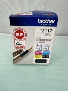 brother ブラザー 純正インクカートリッジ　 LC3117-4PK　 4色パック 期限 2024.09　(A91