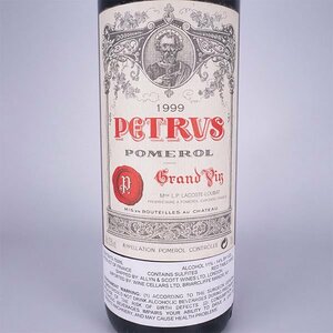 送料無料★シャトー ペトリュス 1999年 赤 750ml 13.5% ポムロル Chateau PETRUS K26027