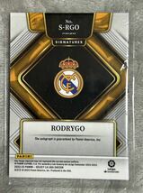 2022-23 Panini Select La Liga Rodrygo Auto Real Madrid Autograph ロドリゴ　レアル・マドリード　サインカード_画像2