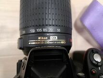 【K】1円～ Nikon ニコン デジタル一眼レフカメラ D5300 AF-S NIKKOR55-200mm 1:4-5,6G ED 【K】1119-012 (8)_画像5