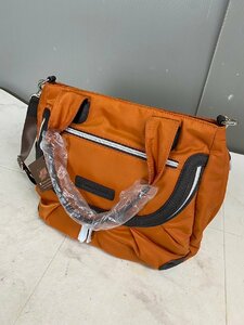 YH110048★美品★カステロ・ダ・ヴィンチ 多機能バッグ Castello Da Vinci オレンジ ORANGE ハンドバッグ ショルダーバッグ 直取り歓迎