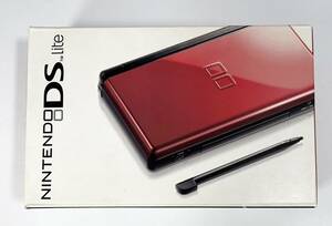 動作品 Nintendo DS Lite Crimson/Black (輸入版:北米)　クリムゾンブラック