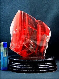 超綺麗赤水晶原石177E3-17E22b