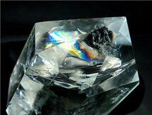 「在庫処分」AAA級☆高透明度天然水晶六角柱175B2-30B12D_画像3