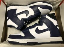 NIKE DUNK HIGH CHAMPIONSHIP NAVY ナイキ ダンク ハイ チャンピオンシップ ネイビー DD1399-104 25.5cm US7.5 新品 未使用_画像2