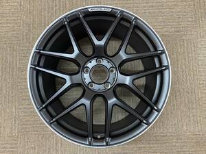 メルセデスＡＭＧ 美品★純正 AMGE63・サイズ10JX20インチ ET55 PCD112 5穴 A2134013100 マッドブラック ホイール 1本 リア用 鍛造リペア品