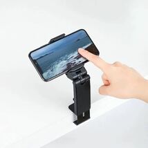 便利グッズ　出張　新幹線　スマホスタンド　飛行機　ホルダー　折畳式　旅行　スマートフォンホルダー スマホホルダー スマホ_画像7