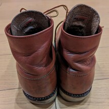 REDWING 8166 6inch CLASSIC プレーントゥ サイズUS6.5D 24.5cm レザーブーツ 革靴 本革 レッドウィング アイリッシュセッター赤茶_画像2