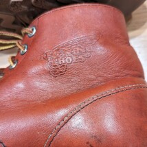 REDWING 8166 6inch CLASSIC プレーントゥ サイズUS6.5D 24.5cm レザーブーツ 革靴 本革 レッドウィング アイリッシュセッター赤茶_画像8