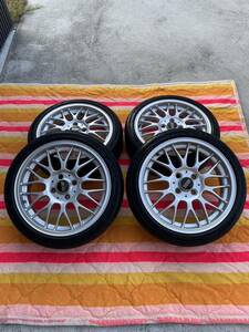 BBS RG 517 5.5J ＋45 4H PCD100 16インチ ハスラー スペーシア スズキ用ナット 盗難防止ナット