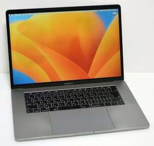 ★MacBook Pro 15-inch 2019 Core i9(2.3GHz8コア)16GB/SSD 512GB/Ventura/スペースグレイ★1円～