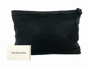 BALENCIAGA / バレンシアガ クラッチバッグ セカンドバッグ レザー ブラック