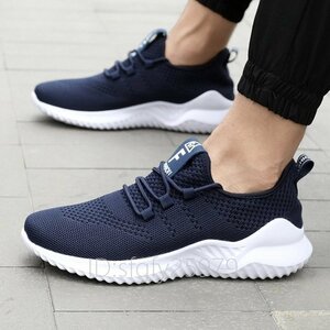 I20* new goods sport shoes shoes men's casual fashion soft Raver slip-on shoes shoes men's . slide light weight blue 24.5~28cm