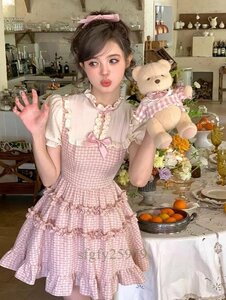 A9631☆新品上質 ワンピースladiesレディース 魅惑Style 綺麗めシルエット 披露宴dress sexy 半袖 pink