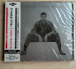 【未開封】LIONEL RICHIE LOUDER THAN WORDS