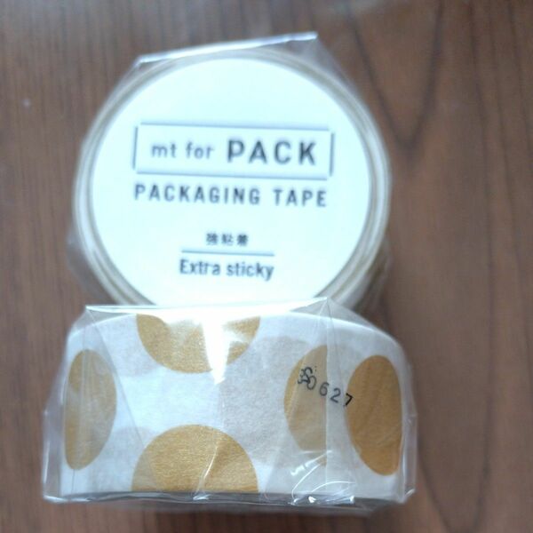 カモ井加工紙 梱包用強粘着テープ 【mt for PACK 02】 25mm×15m mｔ 梱包テープ 和紙テープ テープ　２個