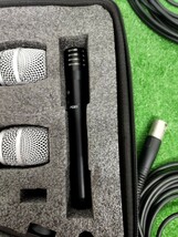 【s458】Shure PGDMK 6 drum microphone set シュアー マイクセット　専用ケース付き☆美品☆_画像5