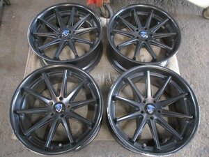 ROHANA 20x9J / 20x10J ET15 5H/115 クラスラー300【4本セット】ナット付 ガリキズあり【個人宅発送不可商品】RC10