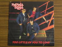 ★UK盤12”single★MAMA’S BOYS / TOO LITTLE OF YOU TO LOVE ママズ・ボーイズ / 3曲入り12インチ シングル SPARTAN RECORDS 12SP6★_画像1