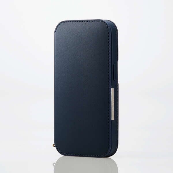 iPhone 14 Pro NEUTZ ソフトレザーケース 磁石付 PM-A22CPLFY2NV(ネイビー)
