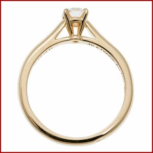 カルティエ 1895 ソリテール ダイヤモンド リング 指輪 K18PG ピンクゴールド #46 6号 0.23ct D-VVS1-EX 美品 新品仕上げ済みの画像5