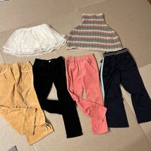 1円〜 福袋　120 女の子　洋服27点おまけありavv.ティンカーベル　グローバルワーク他ブランド含秋冬セットレギンストップス ボトムス_画像8