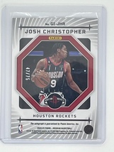 2022-23 Panini Obsidian JOSH CHRISTOPHER Galaxy Purple AUTO 直筆サインオート 47/75枚限定_画像2