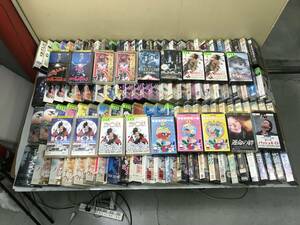 浜/VHSビデオ/110本以上セットまとめ売り/動作未確認/洋画/邦画/ジャンルその他/総重量約34kg以上/11.2-60KS